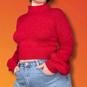 Soft Mock Neck Sweater